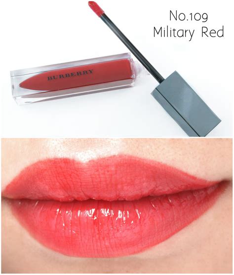 burberry kisses lip lacquer review|Burberry military red lipstick.